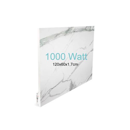 Infraroodpaneel ceramic marmer 1000w met thermostaat