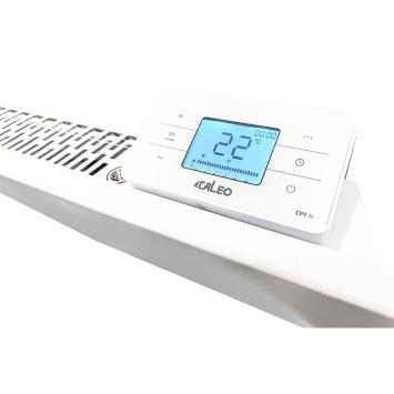 Convector wit bedieningspaneel wit