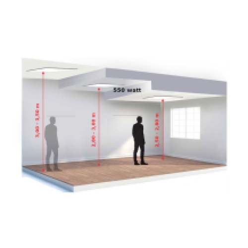 infrarood warmtepaneel 550w plafond