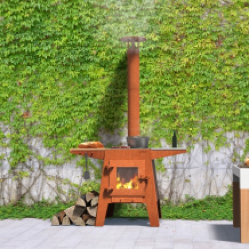 vuurkachel barbecue forno cooking