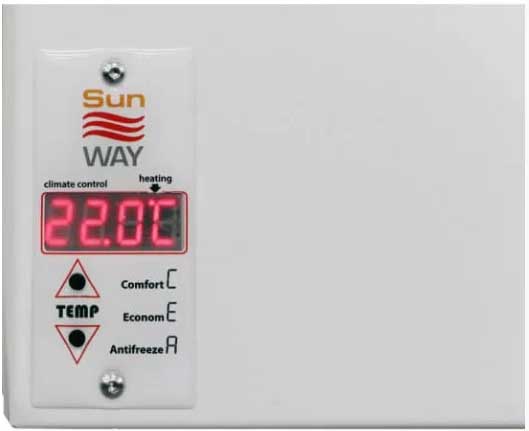 digitale thermostaat infrarood paneel